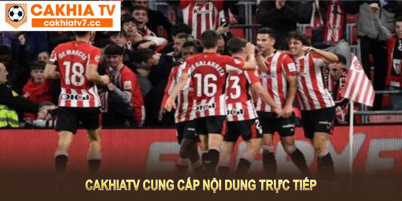 CakhiaTV cung cấp nội dung trực tiếp về tin thể thao chất lượng đến mọi người